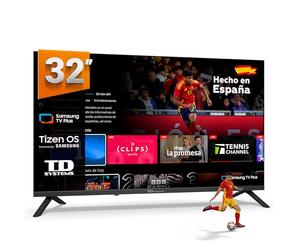 TD Systems - Smart TV 32 Pulgadas con Tizen OS 8.0 Powered by Samsung, sintonizador Triple de televisión (DVB-T2/C/S2). Televisores del 2026 - PRIME32C22TIZEN
