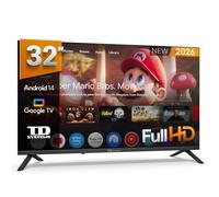 TD Systems - Smart TV 32 Pulgadas Full HD, Android 14 GTV, Television TDT HD, Modelo 2026, Televisor con 3 años de garantía - PRIME32C21FGLE