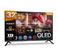 TD Systems - Smart TV 32 Pulgadas QLED, Android 14 GTV, Television TDT HD, Modelo 2026, Televisor con 3 años de garantía - PRIME32C21GLQ