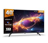 TD Systems - Smart TV 40 Pulgadas Full HD, Android 11, Google Assistant, Control por Voz, televisión TDT 2025. Televisor con 3 años de Garantia - PRIME40K20GLE
