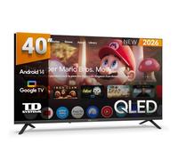 TD Systems - Smart TV 40 Pulgadas Full HD QLED, Android 14 GTV, Television TDT HD, Modelo 2026, Televisor con 3 años de garantía - PRIME40C21GLQ
