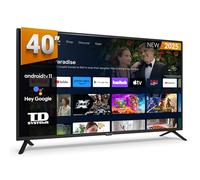 TD Systems - Smart TV 40 Pulgadas Full HD, Television TDT HD, Android 11 ATV, Modelo 2025, Televisor con 3 años de garantía - PRIME40C19GLE