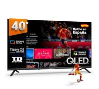 TD Systems - Smart TV 40 Pulgadas QLED con Tizen OS 8.0 Powered by Samsung, sintonizador Triple de televisión (DVB-T2/C/S2). Televisores del 2026 - PRIME40QC22TIZEN