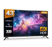 TD Systems - Smart TV 43 Pulgadas 4K Android 11, Google Assistant, Control por Voz, televisión TDT 2025. Televisor con 3 años de Garantia - PRIME43C20GLE