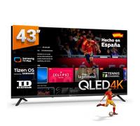 TD Systems - Smart TV 43 Pulgadas QLED 4K con Tizen OS 8.0 Powered by Samsung, Televisión HDR10 con Sintonizador Triple, Televisores del 2026 | PRIME43QC22TIZEN