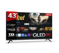 Td systems - smart tv 43 pulgadas qled 4k. samsung tv tizen os 8.0. sintonizador triple (dvb-t2/c/s2). televisores con samsung smart tv gaming hub. televisión del 2026. compatible con prime video, net