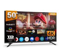 TD Systems - Smart TV 50 Pulgadas 4k, Android 14 GTV, Television TDT HD, Modelo 2025, Televisor con 3 años de garantía - PRIME50K21GLE