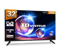 TD Systems - Televisor 32 Pulgadas no Smart TV, televisión TDT 2025, televisores con 3 años de garantía, PRIME32M20H, 2X HDMI, USB Reproductor y Grabador