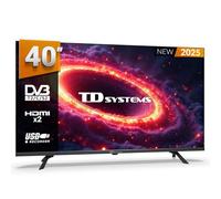 TD Systems - Televisor 40 Pulgadas Full HD no Smart TV, televisión TDT 2025, televisores con 3 años de garantía, 2X HDMI, USB Reproductor y Grabador - PRIME40K21F