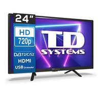 TD Systems - Televisores 24 Pulgadas Led, 3 años de garantía - K24DLC16H Modelo 2022