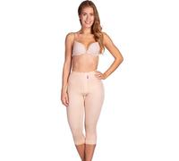 TD variant de compresión pantalones por debajo de la rodilla con triple gancho de cierre ajustable, todo el año, color Piel, tamaño L