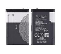 TD24H Bateria BL-4C Compatible para Nokia 6131, 6136, 6170, 6206, 6300, 6300i, 6301, 6600f, 6600 Fold, 7270, 7610, 7705 Twist, 8208 TTfone (TT100 / TT140 / TT200 / TT850 / TT750 / TT760) 860 mAh
