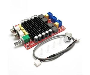 TDA7498 Placa de audio digital, XH-M510 2x100W Clase D Módulo de amplificador de potencia DC 15-32V para coche hogar DIY