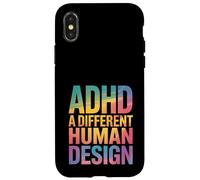 TDAH A Different Human Design Awareness Declaración Cita Carcasa para iPhone X/XS