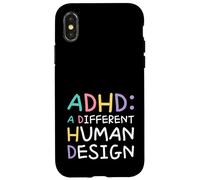TDAH A Different Human Design Awareness Declaración Cita Carcasa para iPhone X/XS