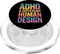 TDAH A Different Human Design Awareness Declaración Cita PopSockets PopGrip para MagSafe