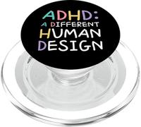 TDAH A Different Human Design Awareness Declaración Cita PopSockets PopGrip para MagSafe