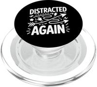 TDAH Ansiedad Distracted Again Humor PopSockets PopGrip para MagSafe