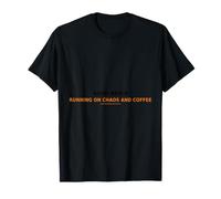 TDAH Cerebro Corriendo en Caos y café Camiseta