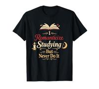 TDAH Dark Academia Identidad Estudio Humor Amante Libro Vibes Camiseta