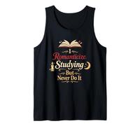 TDAH Dark Academia Identidad Estudio Humor Amante Libro Vibes Camiseta sin Mangas
