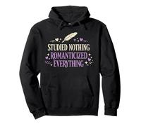 TDAH Dark Academia Identidad Estudio Humor Amante Libro Vibes Sudadera con Capucha