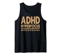 TDAH Hiperenfoque Fresco Divertido Camiseta sin Mangas