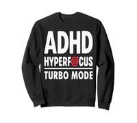 TDAH Hiperenfoque Motivacional Fresco Divertido Sudadera