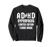 TDAH Hyperfocus Edición Limitada Modo Turbo Desgastado Sudadera