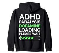 TDAH Parálisis Dopamina Cargando Divertido Neurodivergente Sudadera con Capucha