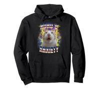 TDAH y Ansiedad Neurodiversidad Divertido Tonto Meme Gato Sudadera con Capucha