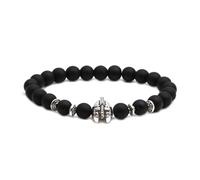 TDCHNDRO Pulsera de Piedra Natural cruda: Brazalete con Cabeza de Buda, búho y Tubo Curvado, Brazalete con Cuentas de Elefante y Cabeza de león.(Helmet)