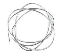 TDCuizent 2 m x 6 mm coche cromo moldura tira ABS cromo arañazos protector protector para puerta de coche parachoques parrilla interior decoración