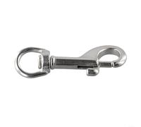 TDCuizent 36 Perno de doble extremo de acero inoxidable mosquetón rápido hebilla giratoria para buceo y esnórquel gancho para dispositivo de control de flotabilidad y equipo de senderismo (120 mm)