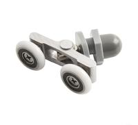 TDCuizent 4 ruedas deslizantes para puerta de ducha de baño de 19 mm, 23 mm, 25 mm, 27 mm de diámetro, piezas de repuesto para mamparas de ducha de vidrio, duchas cuadrantes curvadas, bajo ruido