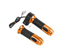 TDCuizent Acelerador giratorio eléctrico con agarre giratorio y control de velocidad, acelerador de manillar con rayas elevadas para bicicleta de triciclo E-Scooter dorado, azul, rojo (dorado)