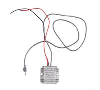 TDCuizent Adaptador de corriente para vehículo, convertidor de impulso, 12 V, 24 V a 30 V, 2 A, salida estable, IP67, carcasa de aleación de aluminio, protección contra sobrecorriente, compacta para