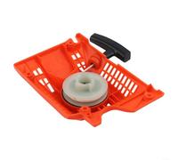 TDCuizent Arrancador de retroceso naranja para motosierra china 4500, 5200, 5800, 4900, 45 cc, 52 cc, 58 cc, conjunto de polea de cuerda de repuesto para sierras de cadena de gas 45 52 58