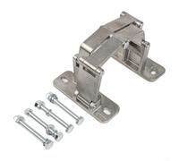 TDCuizent Bisagra de acero inoxidable de 180 grados para puertas de piedra, bisagra de puerta con alta capacidad de carga para boca de incendios y puertas sólidas gruesas (200 kg)