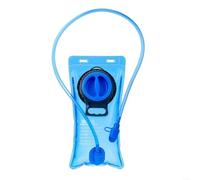 TDCuizent Bolsa de depósito de agua PEVA a prueba de fugas de 1,5 L 2 L con gran apertura para senderismo, correr, ciclismo, válvula de mordida de silicona suave BPA y cubierta de interruptor (2,0 L)