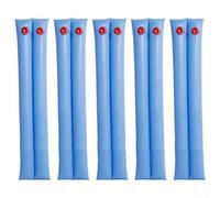 TDCuizent Bolsas de agua de PVC para piscina, protección de cubierta de alberca de invierno, cámaras de 8 pies para la mayoría de mangueras de jardín, pesos seguros para piscinas rectangulares en el