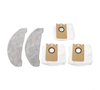 TDCuizent Bolsas de polvo de repuesto y paños de fregona para aspiradora IMOU L11 Pro Max, paquete de 3 bolsas de polvo + 2 almohadillas lavables para el suelo de la serie IMOU L11, accesorios de