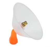 TDCuizent Boquilla de cobre ajustable a prueba de viento para riego de jardín, pulverizador de plástico de alta resistencia con hoja de acero de 14 x 1,5 mm, cabezal de riego atomizador para granja