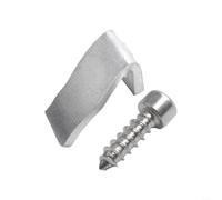 TDCuizent Cadena Catcher 5039067 Pieza de repuesto para motosierras 340 345 350 455 Cadena de metal resistente para un funcionamiento e instalación seguras, negro y plateado