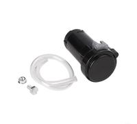 TDCuizent Compresor de 12 V para conversión, carcasa de metal cromado con bobina de cobre, bomba de suministro eléctrico para coche, camión, barco, vehículo, actualización del sistema de audio