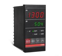 TDCuizent Controlador de temperatura digital PID con salida de relé, pantalla dual sintonización automática para termopar para entrada RTD Celsius Calefacción Control de refrigeración para horno horno