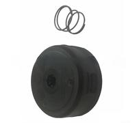 TDCuizent Cubierta de cabezal de recortadora y resorte para FSA57 FSE52 C3-2 cepillo cortador carrete carcasa reemplazo accesorios de plástico negro césped jardín patio equipo eléctrico 2 piezas