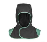 TDCuizent Cubierta de cuello para capucha de soldadura con correa ajustable, capa interior de malla transpirable, protección de tela ignífuga para soldadores, taller, seguridad, equipo de soldadura