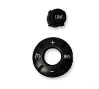 TDCuizent Cubierta del botón del interruptor de volumen del volante para BMW Cooper F54 F55 F56 F57 F60 Clubman Countryman 2014-2021, borde de plástico negro, fácil instalación, diseño no adhesivo
