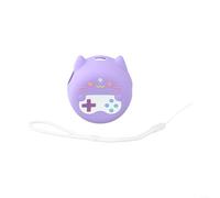 TDCuizent Funda de silicona para Punirunes Virtual Pet Funda protectora de piel con cordón, suave al tacto, cubierta impermeable, accesorio personalizado para consolas de juegos (morado)